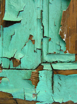 Peinture turquoise